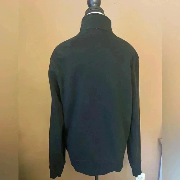 Michael Kors 1/4 Zip Grey and Black Pullover Jacket Sweatshirt Size Largege - Picture 3 of 3